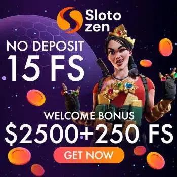 Featured image for “SlotoZen Casino: ¥¥2500 Bonus & 250 Free Spins”