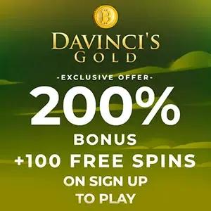 Da Vinci's Gold Casino free spins no deposit