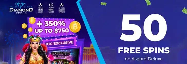 Diamond Reels Casino Free Spins No Deposit