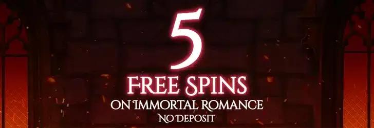 Immortal Wins Casino Free Spins No Deposit