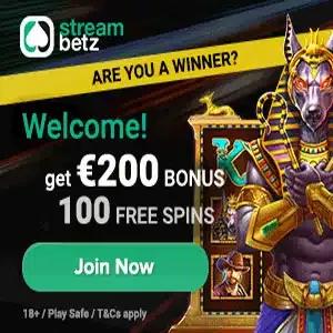 StreamBetz Casino Free Spins